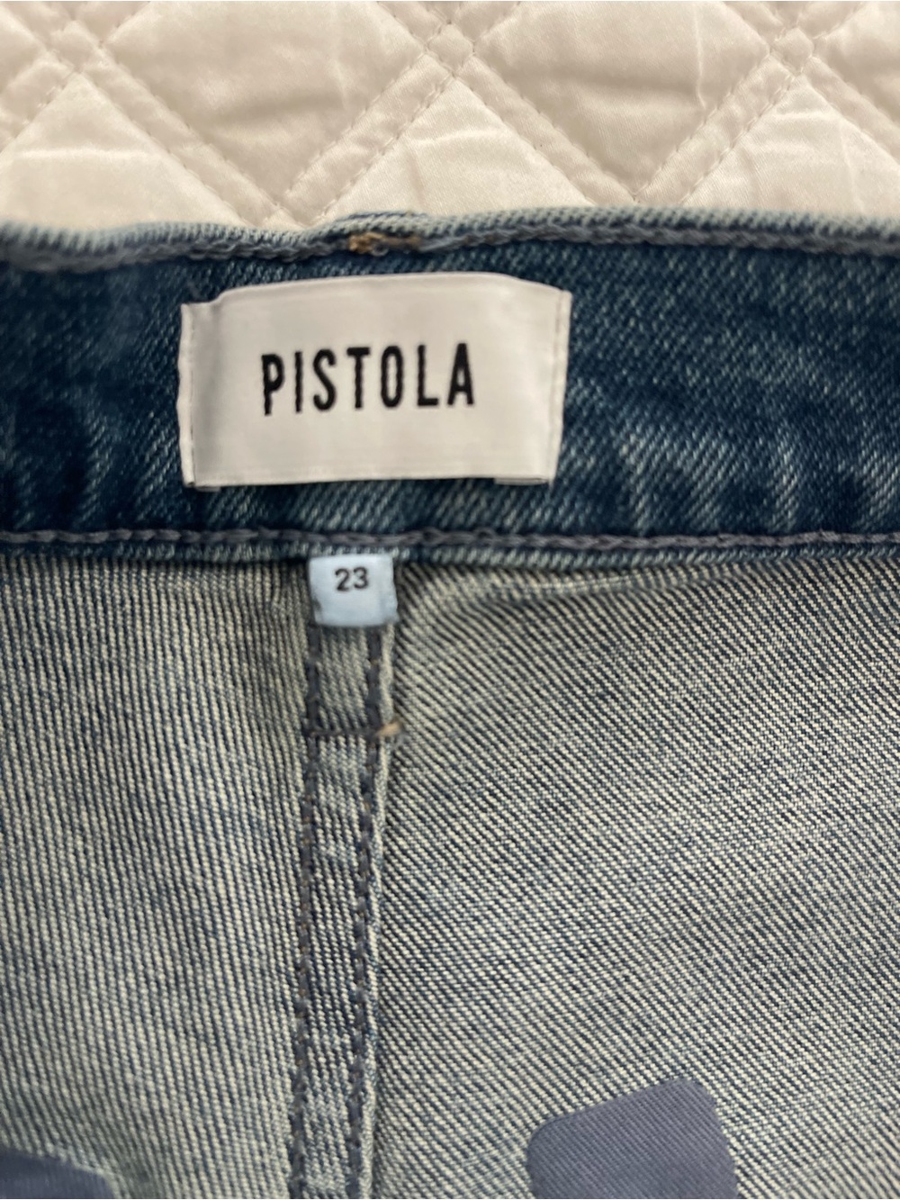 Pistola barell crop denim , Kyra SoHo ,size 23 - Picture 11 of 13